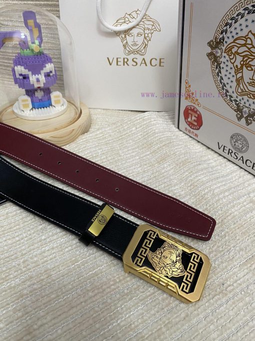 Versace. VersaceMaterial: Leather Belt with 100% Head Layer. The leather belt is guaranteed uz8w1k18 - Image 9