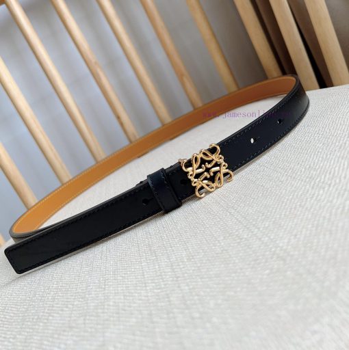 LOEWE's latest same style belt [Celebration] [Celebration] Smooth cowhide narrow belt with A kd85ax0m - Image 5