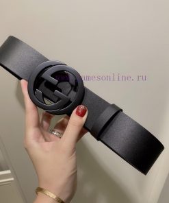 Comes with a complete gift box GUCCI Luxury Men's Double G Buckle Classic Printed Belt Belt 51u14zyc