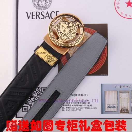 Belt Versace VERSACE ️ Automatic deductionBelt made of 100% imported original cowhide, autom bngs0cm1 - Image 9