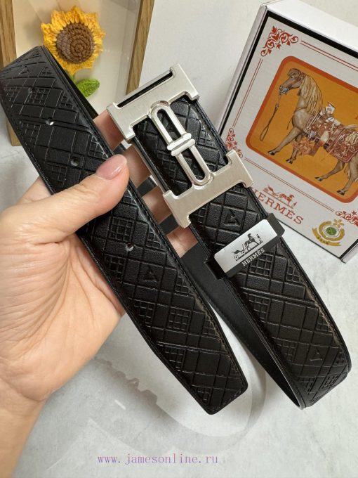 Hermes Hermès  Material: Leather Belt with 100% Head Layer. The leather belt is guaranteed t syjvstmh - Image 3