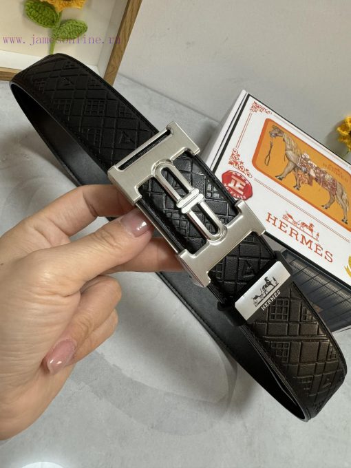 Hermes Hermès  Material: Leather Belt with 100% Head Layer. The leather belt is guaranteed t syjvstmh - Image 6