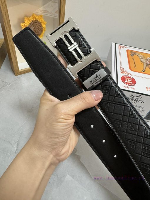 Hermes Hermès  Material: Leather Belt with 100% Head Layer. The leather belt is guaranteed t syjvstmh - Image 9