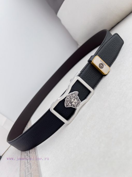 Versace Versace. ️ Belt and belt automatic beltAutomatic belt, classic head buckle made of p co109rs1 - Image 6