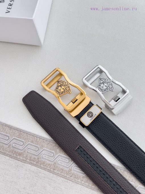 Versace Versace. ️ Belt and belt automatic beltAutomatic belt, classic head buckle made of p co109rs1 - Image 10