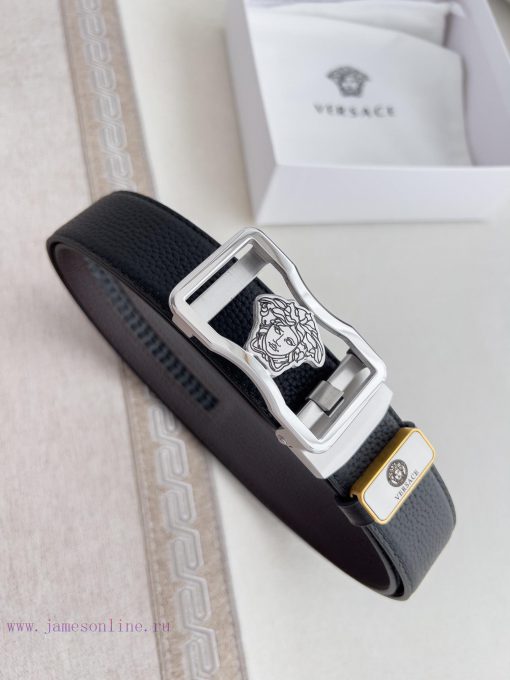 Versace Versace. ️ Belt and belt automatic beltAutomatic belt, classic head buckle made of p vu8nrq9u - Image 3