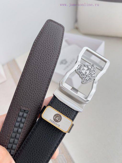 Versace Versace. ️ Belt and belt automatic beltAutomatic belt, classic head buckle made of p vu8nrq9u - Image 7