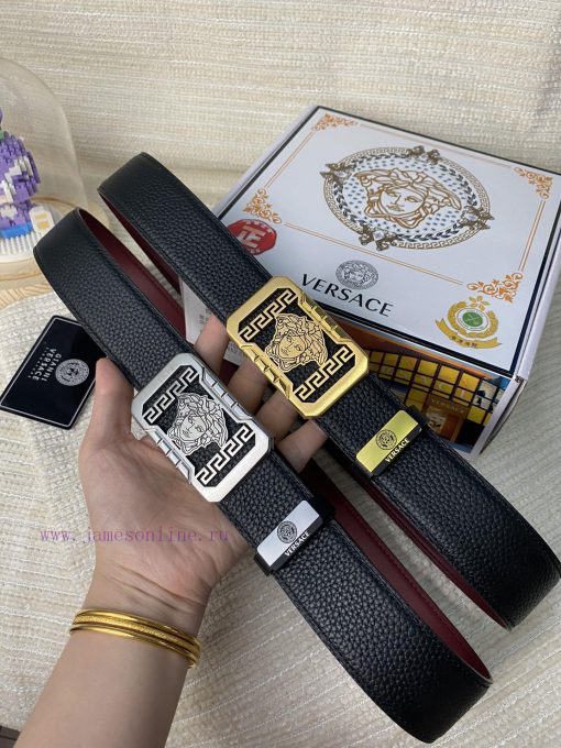 Versace. VersaceMaterial: Leather Belt with 100% Head Layer. The leather belt is guaranteed j0rkg3ui