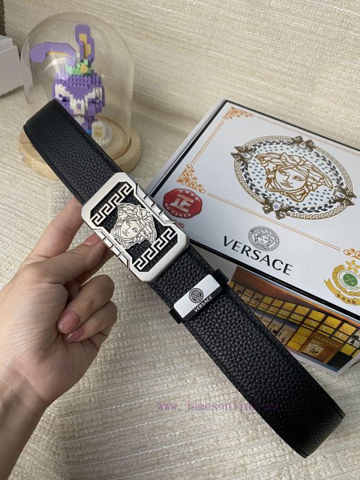 Versace. VersaceMaterial: Leather Belt with 100% Head Layer. The leather belt is guaranteed j0rkg3ui - Image 8