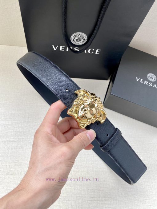 Versace width 3.8cm. This stylish waistband is crafted from fine grain calf leather and ador z3jzj7cs