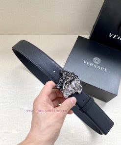 Versace width 3.8cm. This stylish waistband is crafted from fine grain calf leather and ador wfup0wem