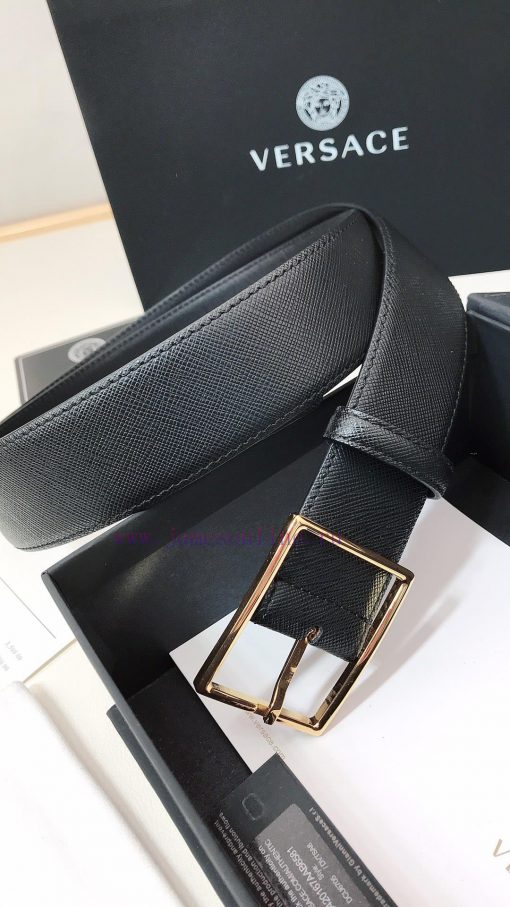 Versace Versace, this classic belt is made of soft calf leather, featuring square buckles an s4jmowrg - Image 8