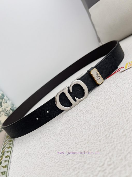 Dior Dior. Belt and beltBuckle, original classic buckle, photographed in real life, top laye yznn0lr4 - Image 4