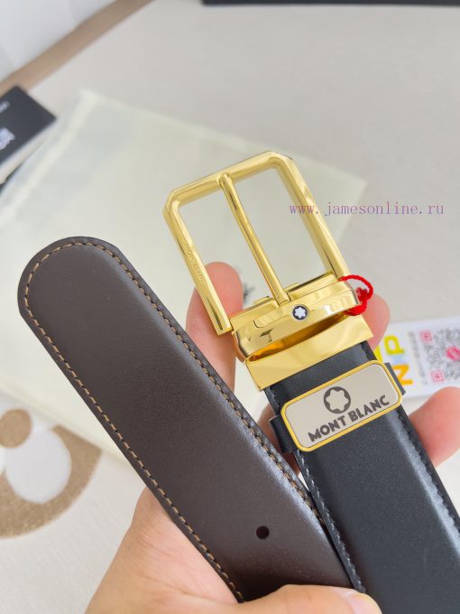 Montblanc Montblanc ️ Belt and beltNeedle buckle, new original classic boutique needle buckl zrku4r2e - Image 7