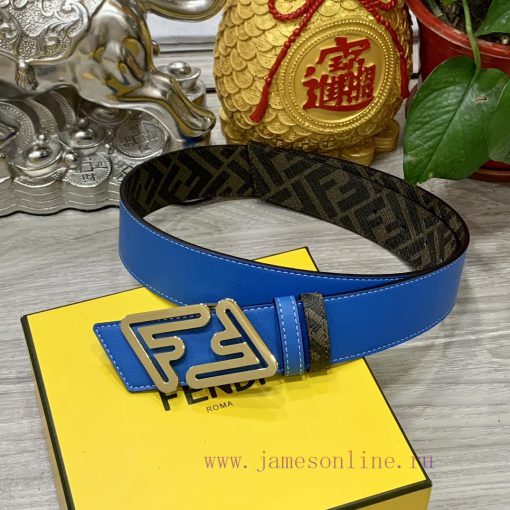 FENDI style with width of 4.0CM, double ring front and back waist belt, FF nail buckle, dual 2ev4g0qd