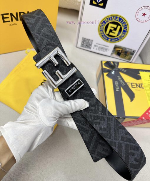 Belt FENDI Fendi ReproductionThe waistband is made of 100% cowhide, ensuring genuine leather vquttumj - Image 6