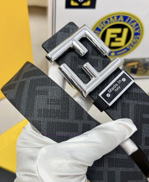 Belt FENDI Fendi ReproductionThe waistband is made of 100% cowhide, ensuring genuine leather vquttumj - Image 7