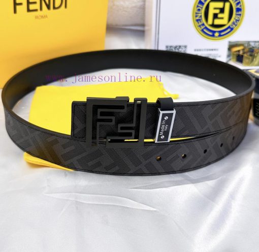 Belt FENDI Fendi ReproductionThe waistband is made of 100% cowhide, ensuring a double-layer jkpva3nc - Image 5