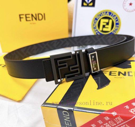 Belt FENDI Fendi ReproductionThe waistband is made of 100% cowhide, ensuring a double-layer o9yarkax - Image 7