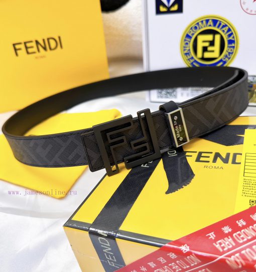 Belt FENDI Fendi ReproductionThe waistband is made of 100% cowhide, ensuring a double-layer o9yarkax - Image 8