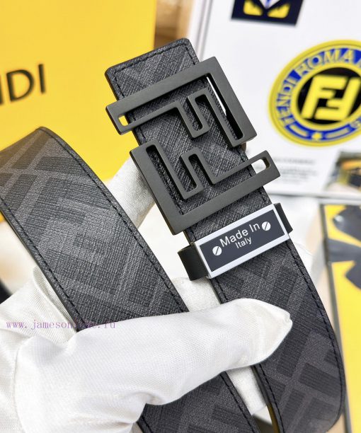 Belt FENDI Fendi ReproductionThe waistband is made of 100% cowhide, ensuring a double-layer jkpva3nc - Image 8