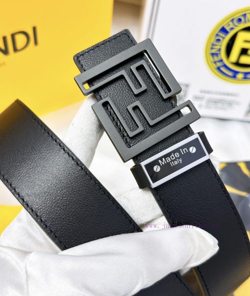 Belt FENDI Fendi ReproductionThe waistband is made of 100% cowhide, ensuring a double-layer 4hinlp51 - Image 8