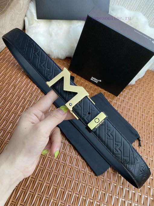 MontblancMaterial: Leather Belt with 100% Head Layer. The leather belt is guaranteed to be g be5tk12u - Image 4