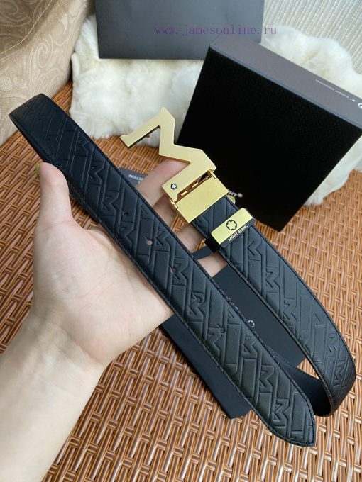 MontblancMaterial: Leather Belt with 100% Head Layer. The leather belt is guaranteed to be g myfu3phe - Image 8