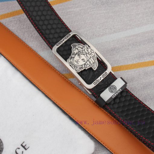 Belt and belt Versace automatic leather beltMen's belt material: 100% head layer cowhide bel jyhkb9yx - Image 5