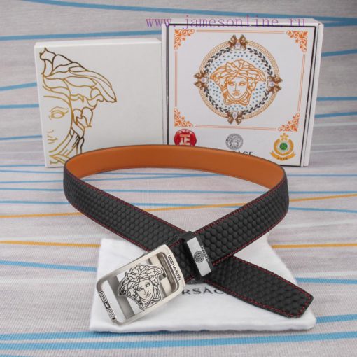Belt and belt Versace automatic leather beltMen's belt material: 100% head layer cowhide bel jyhkb9yx - Image 6