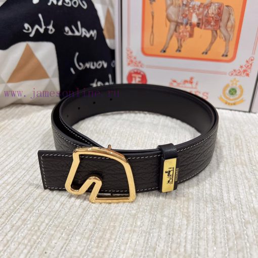 Hermes Hermès Material: Leather Belt with 100% Head Layer. The leather belt is guaranteed to 2rw83t04 - Image 2