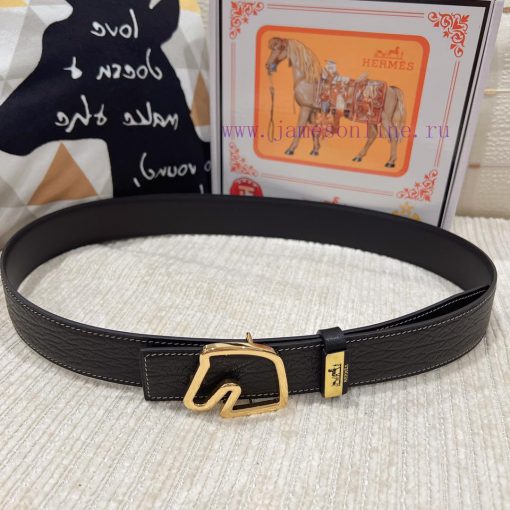 Hermes Hermès Material: Leather Belt with 100% Head Layer. The leather belt is guaranteed to 2rw83t04 - Image 3