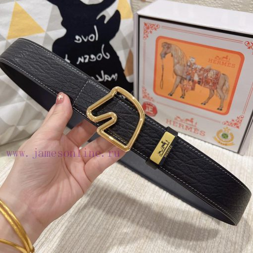 Hermes Hermès Material: Leather Belt with 100% Head Layer. The leather belt is guaranteed to 2rw83t04 - Image 4