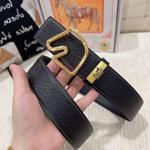 Hermes Hermès Material: Leather Belt with 100% Head Layer. The leather belt is guaranteed to 2rw83t04 - Image 8