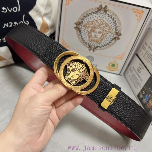 Versace. VersaceMaterial: Leather Belt with 100% Head Layer. The leather belt is guaranteed ahbn16d9 - Image 6
