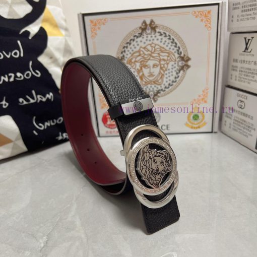 Versace. VersaceMaterial: Leather Belt with 100% Head Layer. The leather belt is guaranteed kmzpbs3l