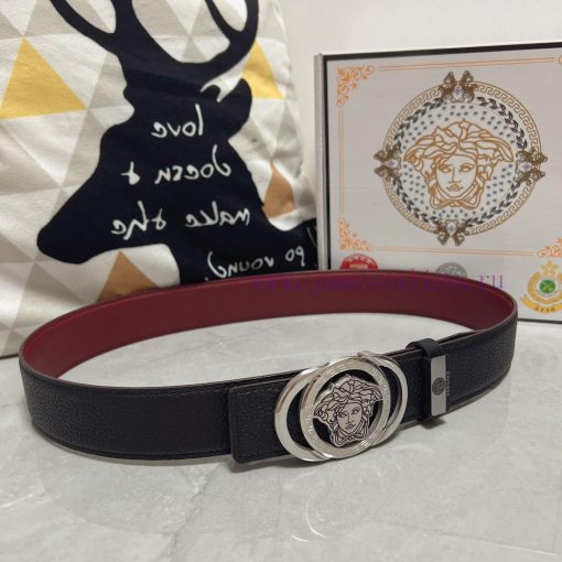 Versace. VersaceMaterial: Leather Belt with 100% Head Layer. The leather belt is guaranteed ahbn16d9 - Image 7