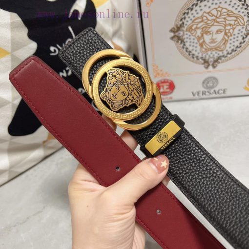 Versace. VersaceMaterial: Leather Belt with 100% Head Layer. The leather belt is guaranteed 7csps9n3 - Image 9