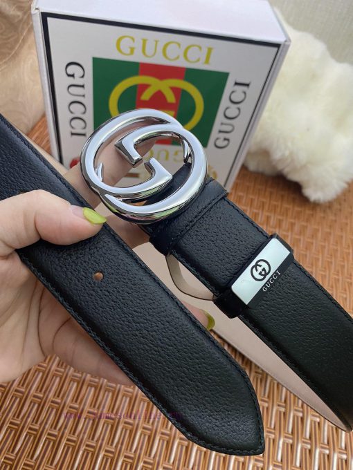 Gucci. Gucci  Material: Leather Belt with 100% Head Layer. The leather belt is guaranteed to wss7et98 - Image 4