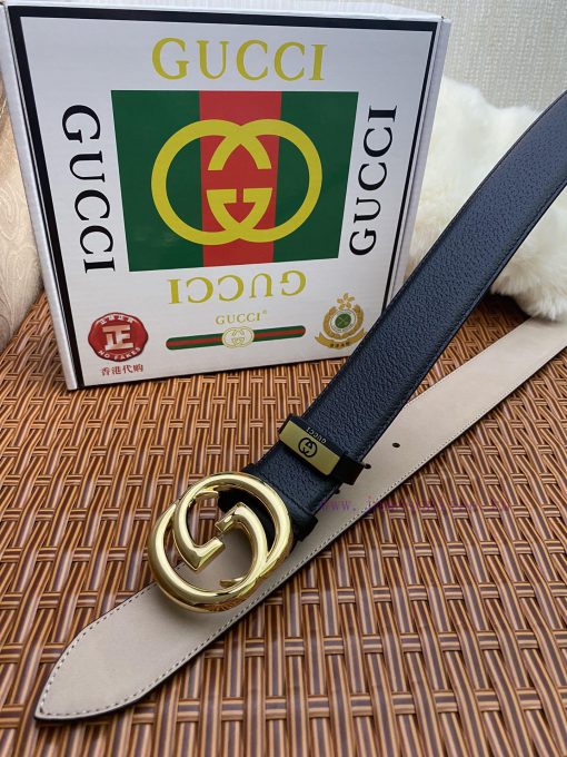 Gucci. Gucci  Material: Leather Belt with 100% Head Layer. The leather belt is guaranteed to wss7et98 - Image 9