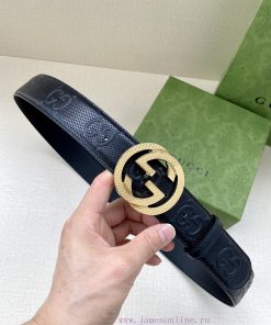 Width 4.0cm GUCCI connects Gucci's past and present design concepts, presenting them in a ne cb6atbee
