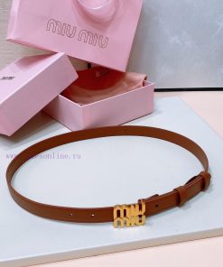 Miumiu ancient gold buckleWidth 2cmThis leather belt is an ideal choice to enhance the uniqu 8esghqsd