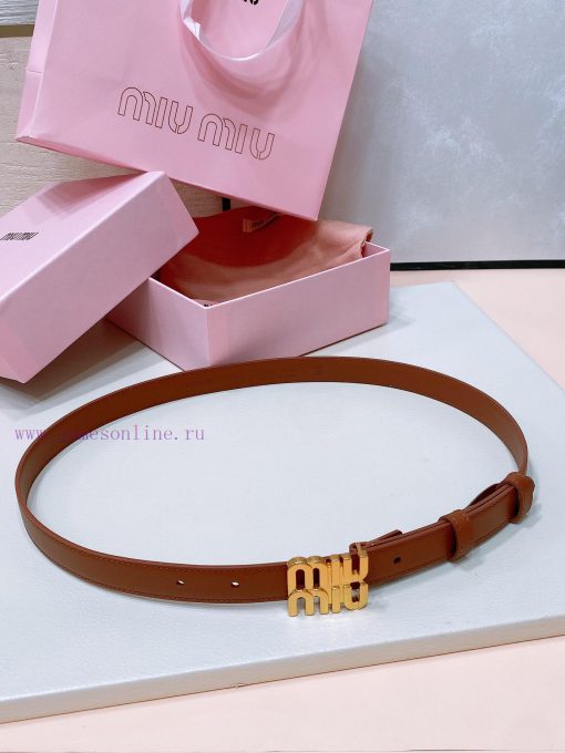 Miumiu ancient gold buckleWidth 2cmThis leather belt is an ideal choice to enhance the uniqu 8esghqsd