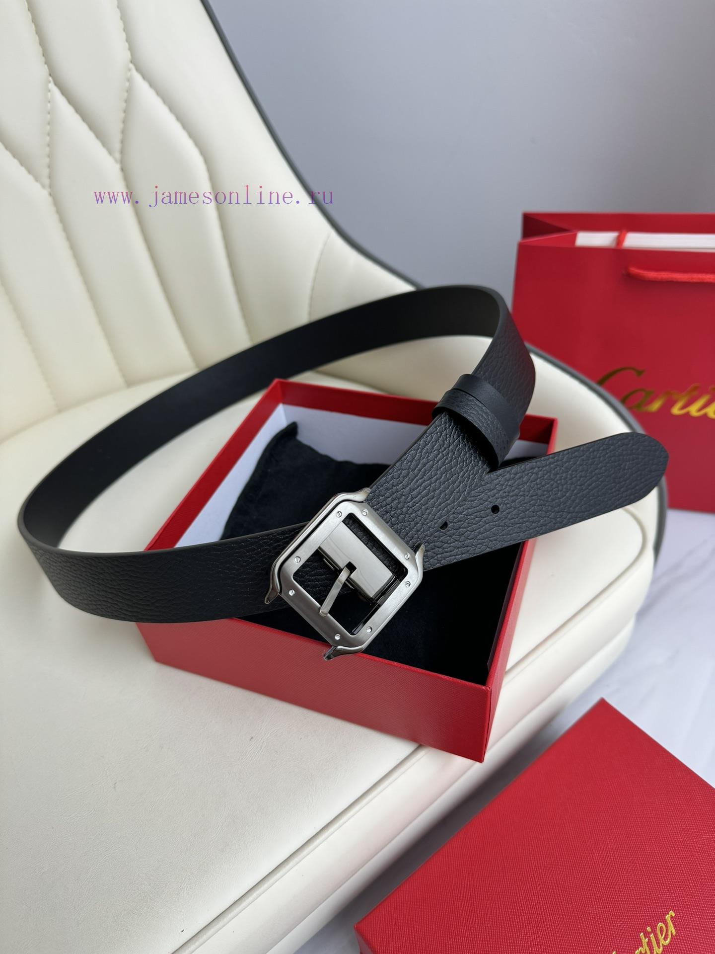 (Cartier) Double sided factory imported top layer cowhide, double-sided use, vacuum electrop pwkmwftr - Image 4