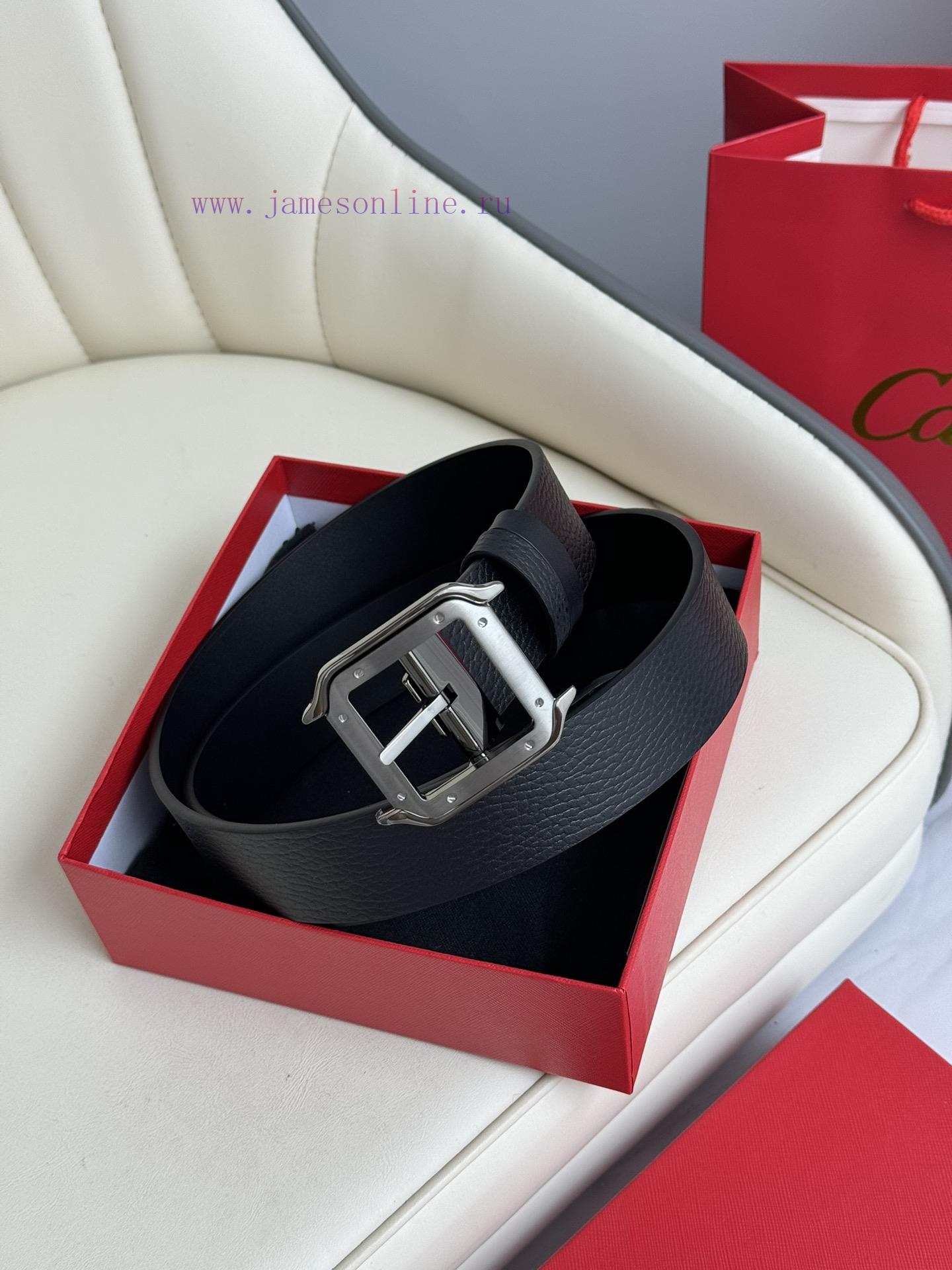 (Cartier) Double sided factory imported top layer cowhide, double-sided use, vacuum electrop pwkmwftr - Image 5