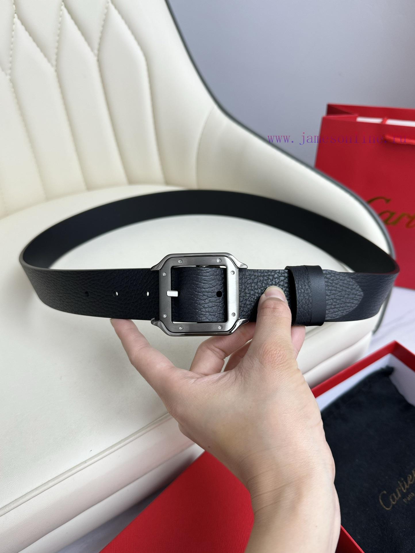 (Cartier) Double sided factory imported top layer cowhide, double-sided use, vacuum electrop pwkmwftr - Image 8