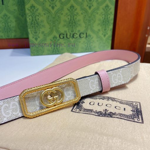 Gucci official website new item, double-sided original calf leather paired with interlocking sag1gedb - Image 3