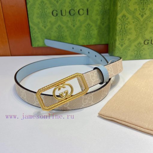 Gucci official website new item, double-sided original calf leather paired with interlocking rtvfll3d - Image 4