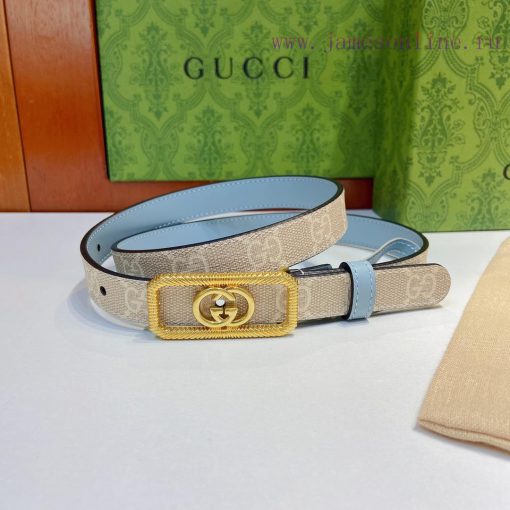 Gucci official website new item, double-sided original calf leather paired with interlocking rtvfll3d - Image 5
