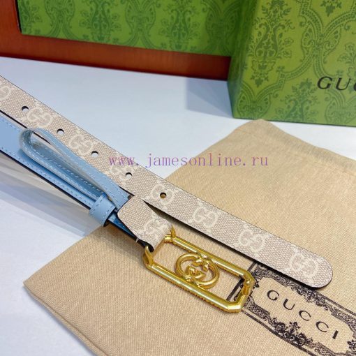 Gucci official website new item, double-sided original calf leather paired with interlocking rtvfll3d - Image 8